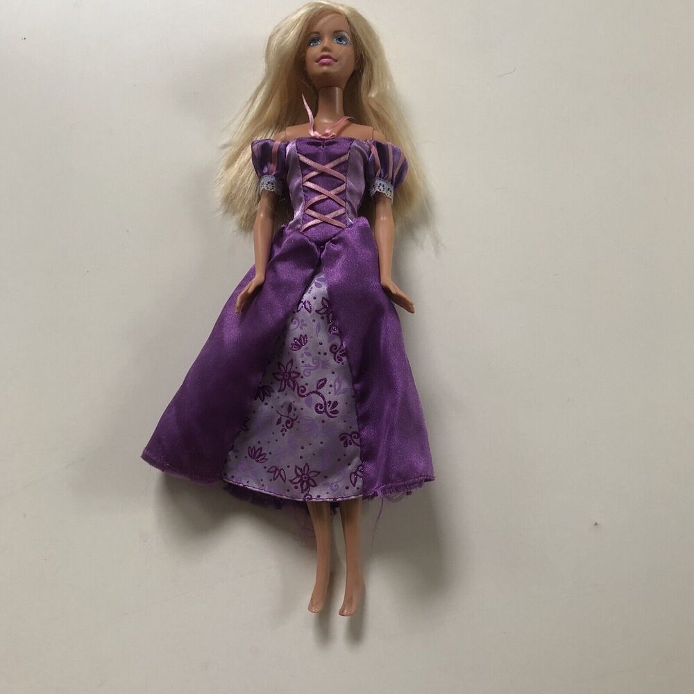 Disney Princess RAPUNZEL Tangled Barbie Doll Redressed ooak Dress